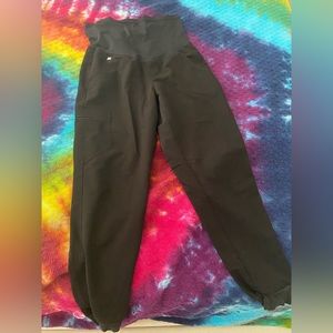 Figs Maternity Black Zamora Scrub Pants